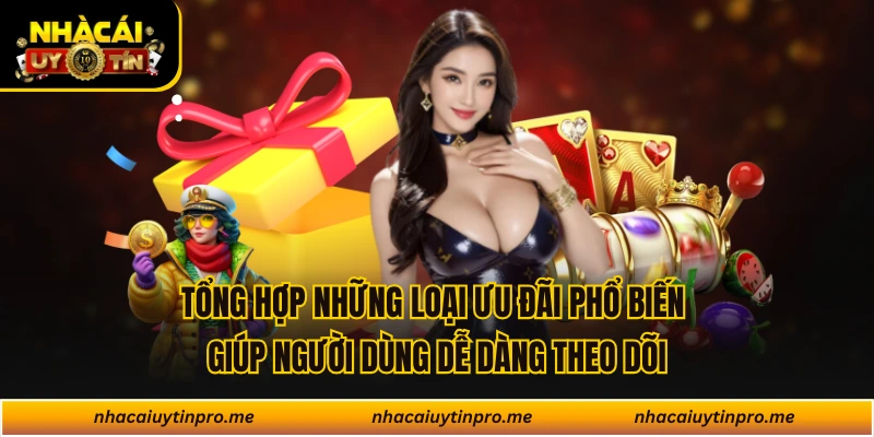 Tổng hợp những loại ưu đãi phổ biến giúp người dùng dễ dàng theo dõi